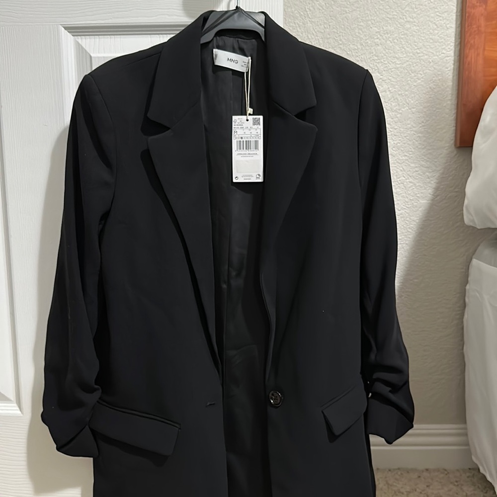 Mango Black Blazer